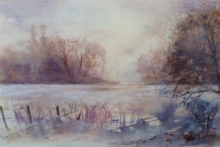Premières gelées en Lorraine - 40x26 